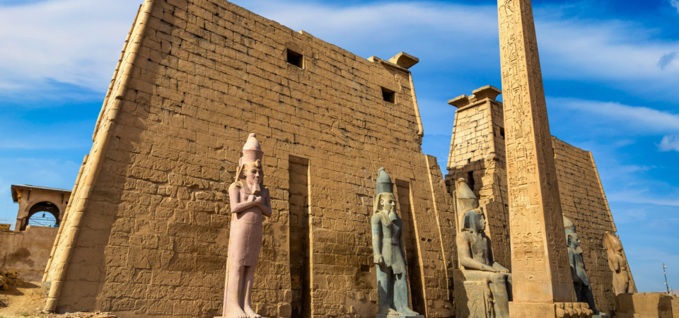 Front gate of the Luxor temple