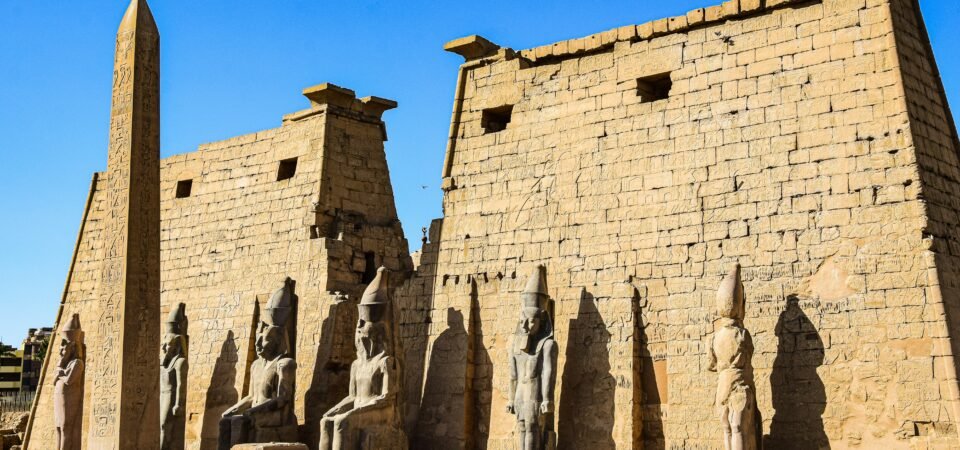 Front gate of the Luxor temple