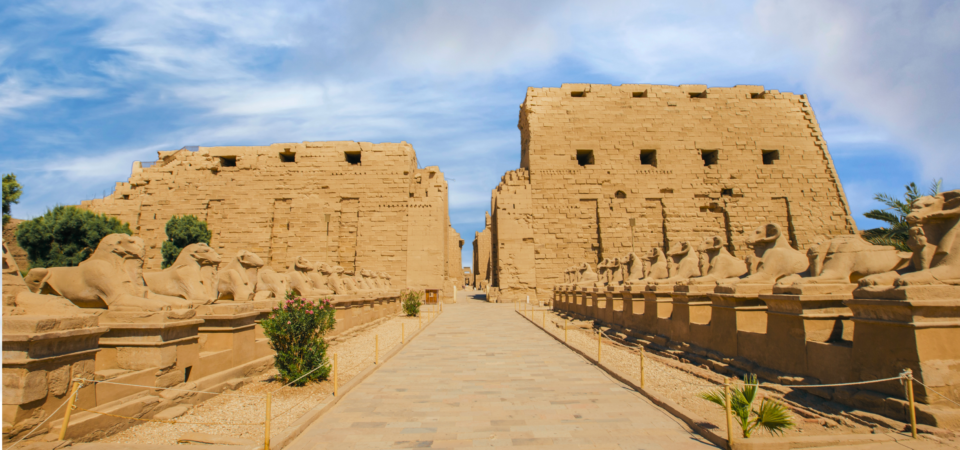 Front gate of Karnak temple, Luxor