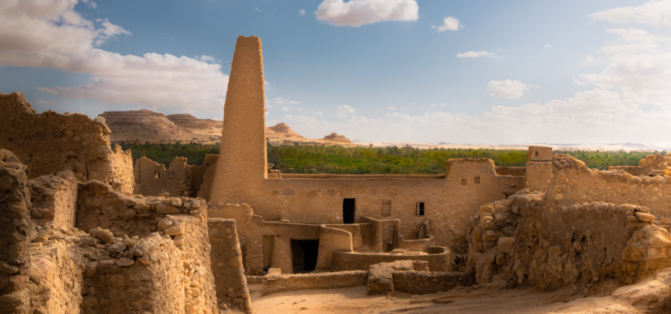 The ruins of the Amun Oracle Temple