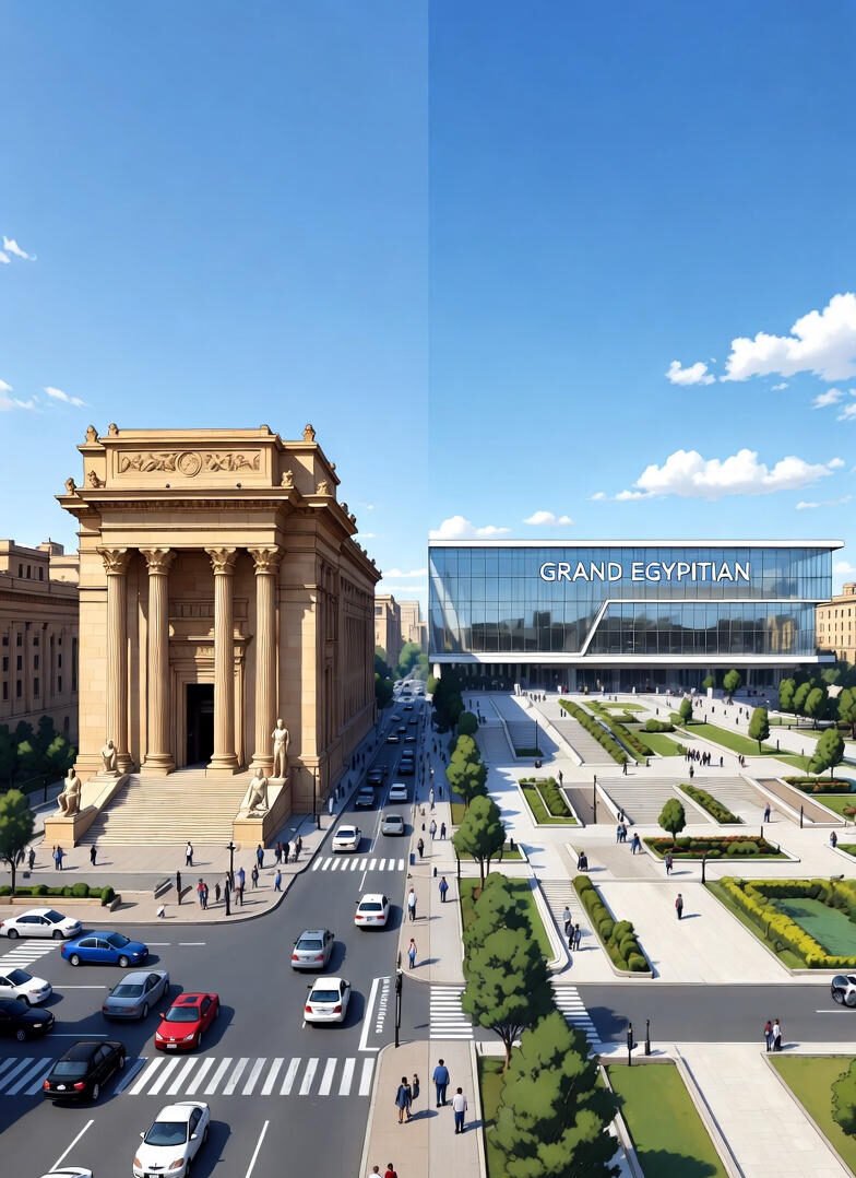 What is the Difference Between the Egyptian Museum and the Grand Egyptian Museum?