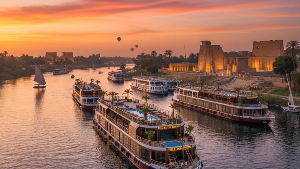 Luxury Cruise Boats on the Nile in Egypt