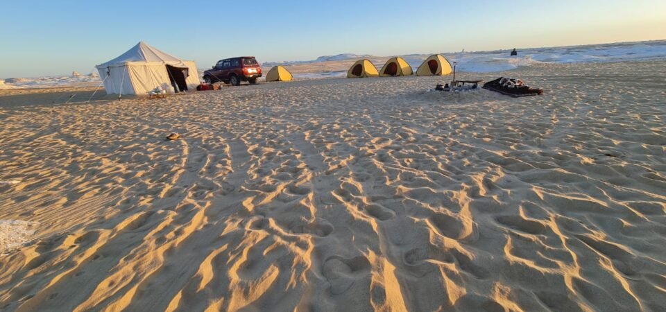 Overnight White Desert Safari Camping from Cairo x