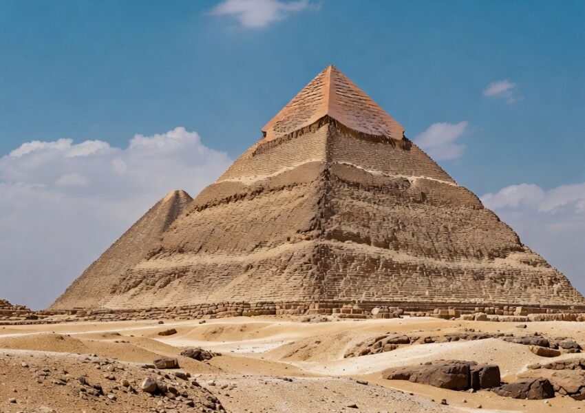 Where are the three great pyramids