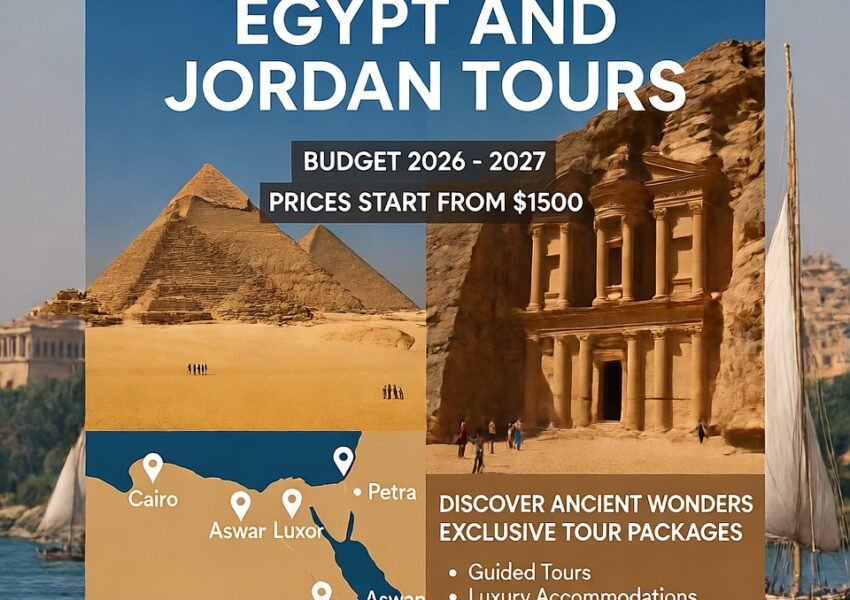 Egypt and Jordan Tours Budget 2026–2027