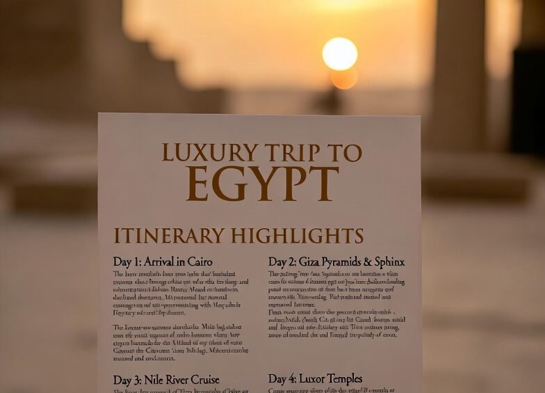 Luxury Trip to Egypt Itinerary 2026-2027