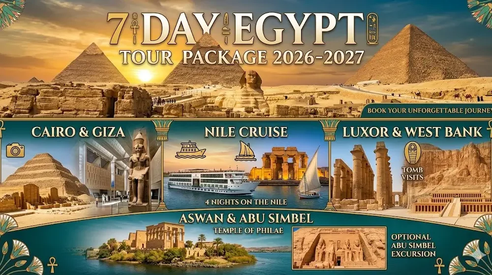 7 Day Egypt Tour Package 2026-2027