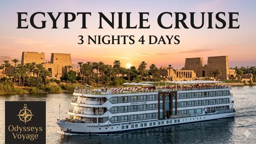 Egypt Nile Cruise 3 Nights 4 Days 2026-2027: Luxury Dahabiya & Private Tours