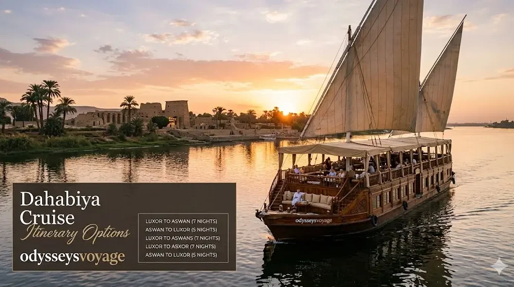 Dahabiya Cruise Itinerary Options
