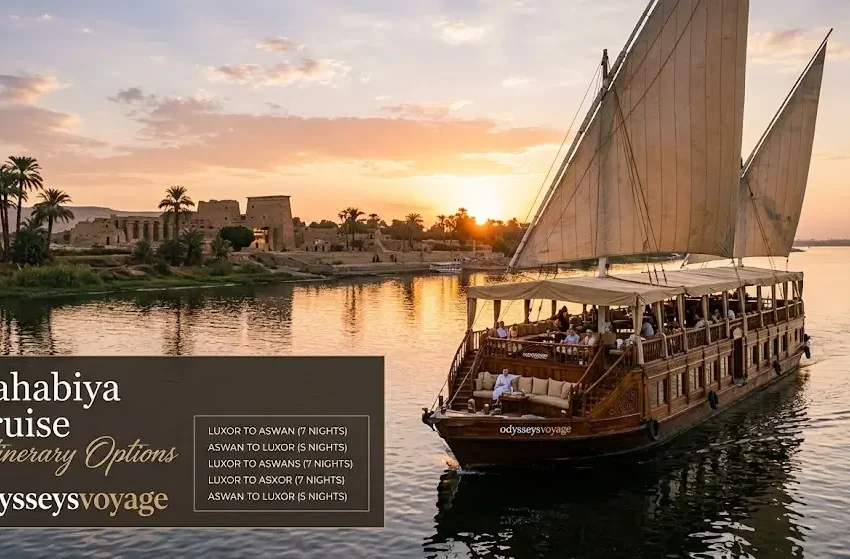 Dahabiya Cruise Itinerary Options