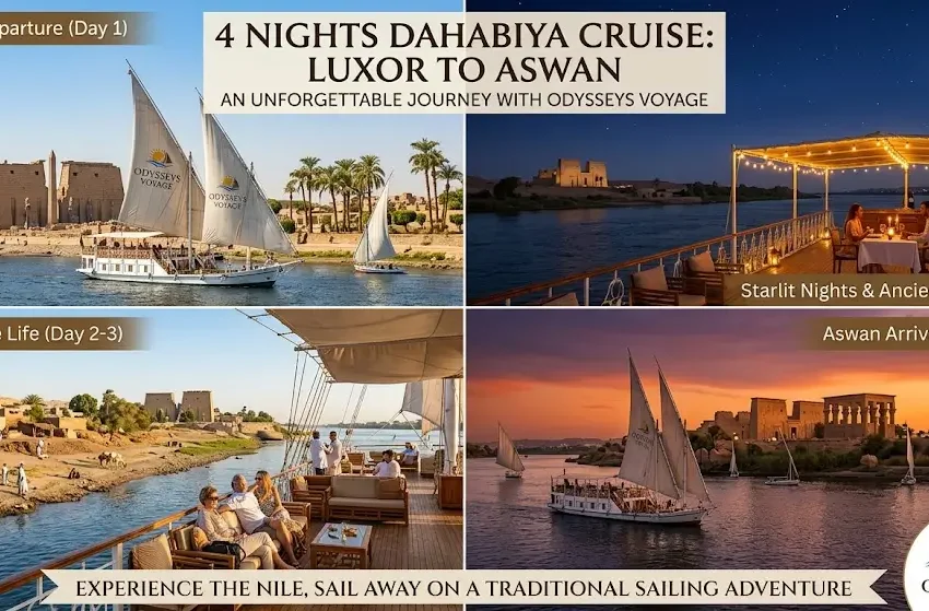 4 Nights Dahabiya Cruise from Luxor to Aswan