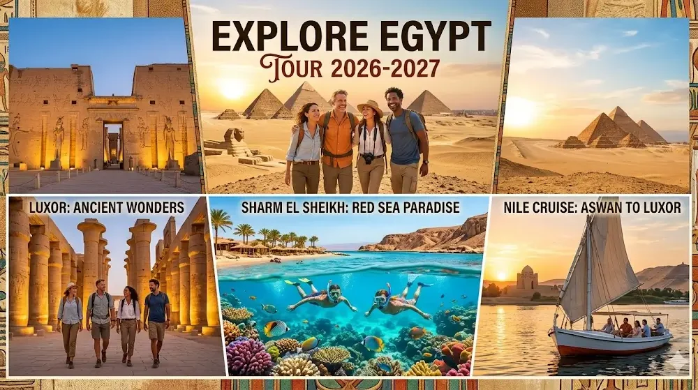 Egypt tour including Sharm El Sheikh 2026-2027