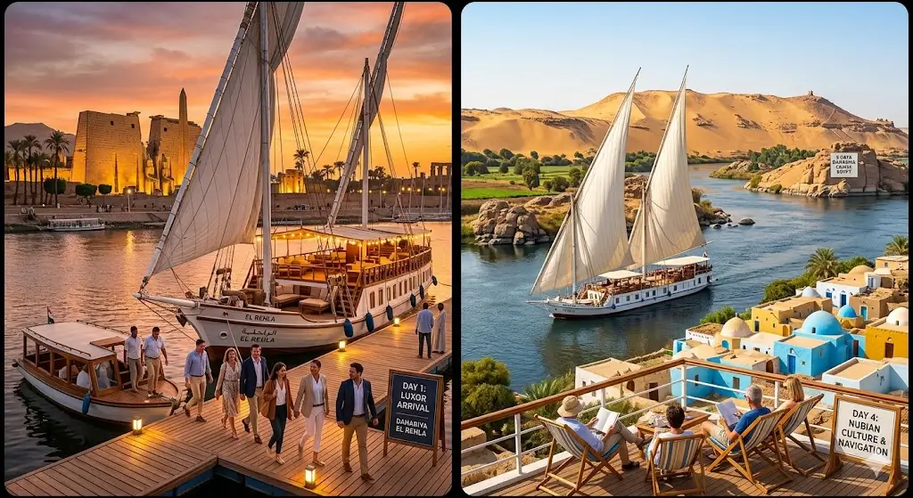 5 Days Dahabiya Cruise Egypt 2026-2027 | Luxury Nile Sailing