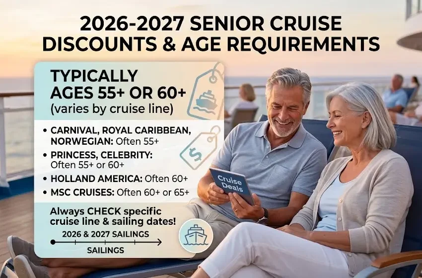 What Age Is Senior Discount on Cruises 2026-2027?