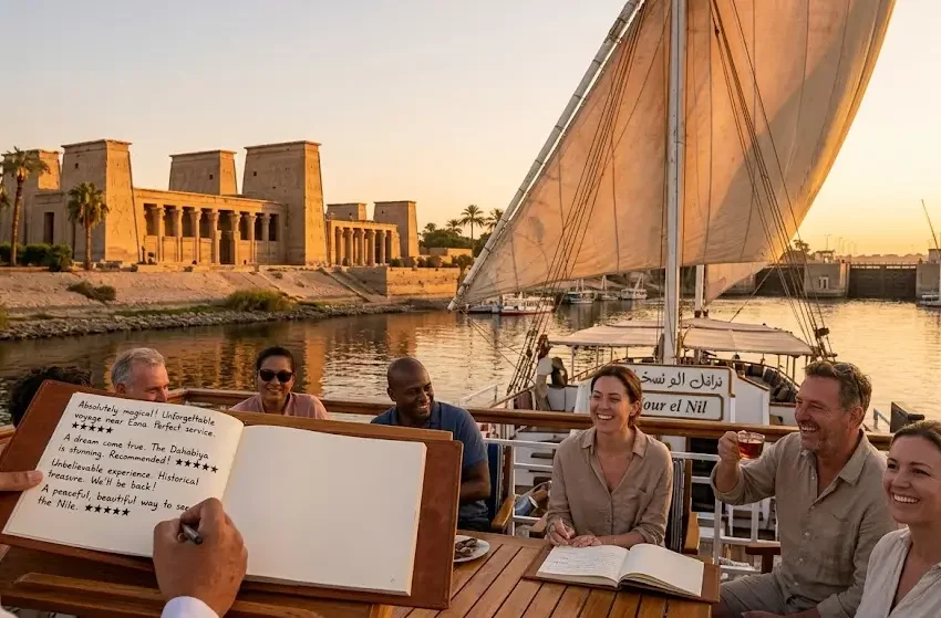 Dahabiya Nile cruise Esna reviews