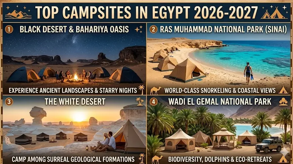 Top Campsites in Egypt 2026-2027: Your Adventure Awaits