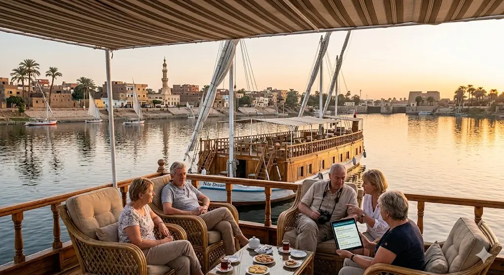 Dahabiya Nile cruise Esna reviews