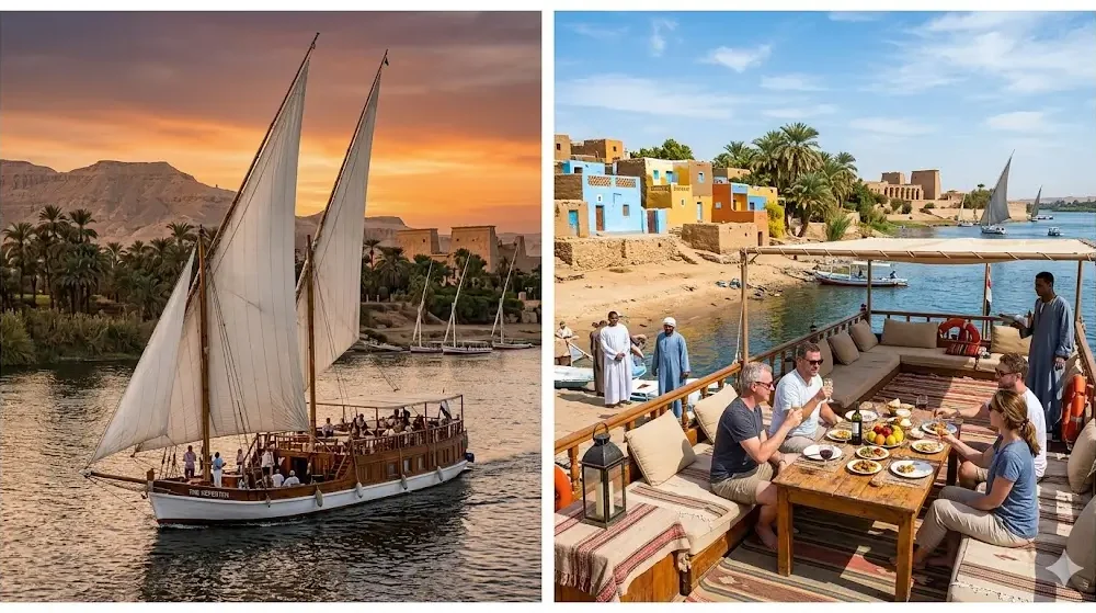5 Days Dahabiya Cruise Egypt 2026-2027 | Luxury Nile Sailing