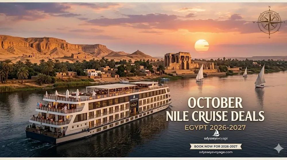 October Nile Cruise Deals Egypt 2026-2027