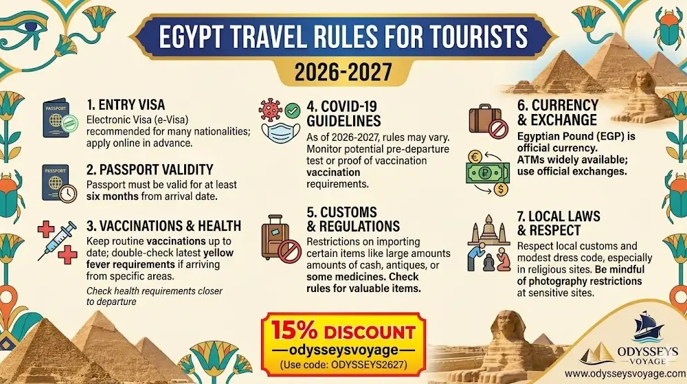 What Are the Rules in Egypt for Tourists 2026-2027?