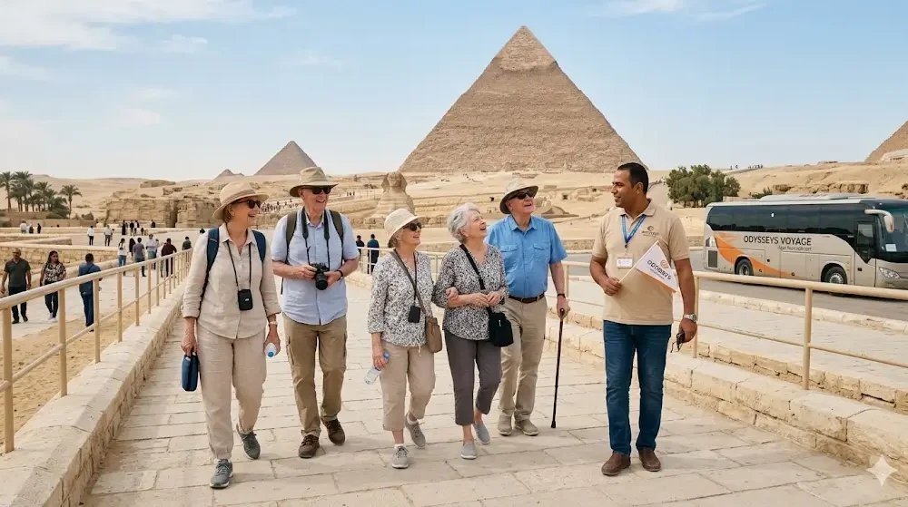 Egypt tours with slow pace itinerary seniors