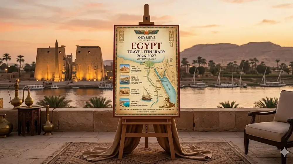 Egypt travel itinerary 2026-2027