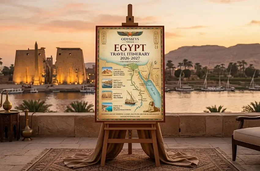 Egypt travel itinerary 2026-2027