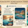 Custom Egypt Honeymoon Itinerary 2026-2027