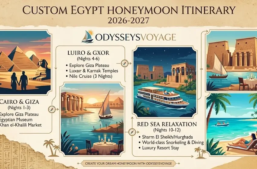 Custom Egypt Honeymoon Itinerary 2026-2027