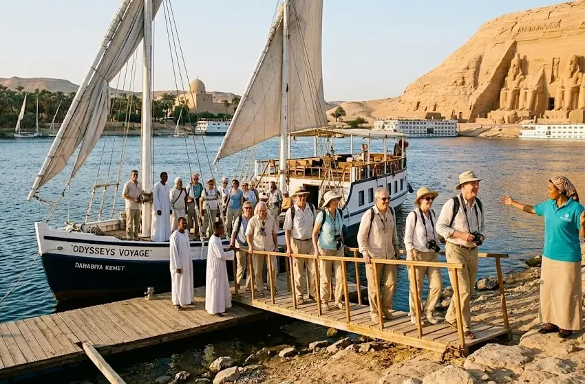 Typical Group Size for a Nile River Small Group Tour