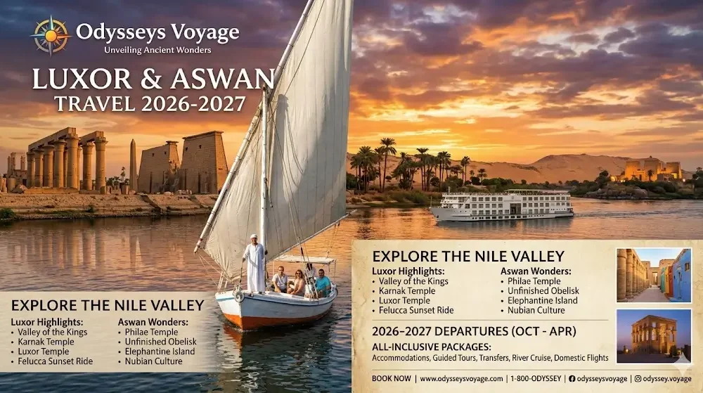 Luxor and Aswan Travel 2026-2027