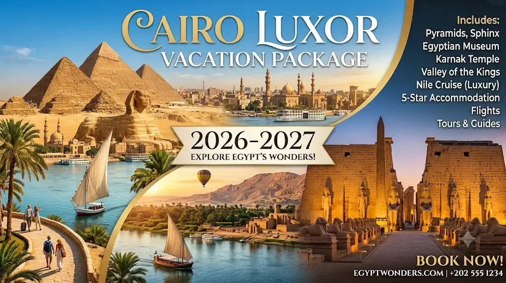 Cairo Luxor Vacation Package