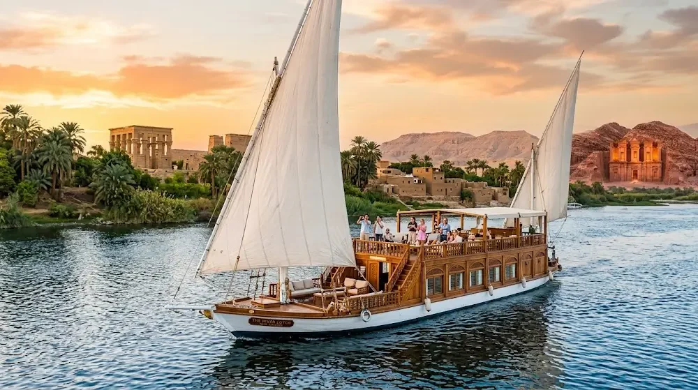 Small Group Dahabiya Cruise 2027: Best Egypt & Jordan Tour Packages
