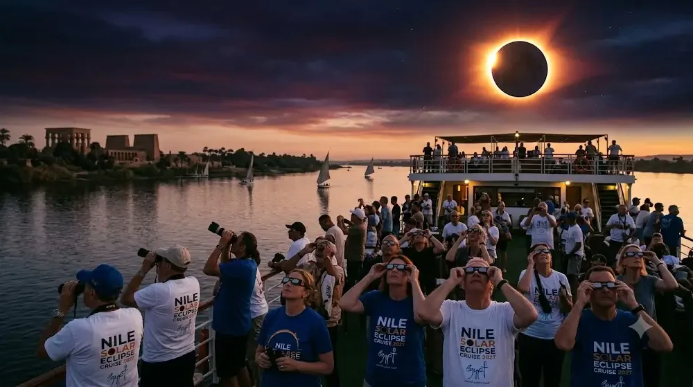 nile river solar eclipse viewing cruise 2027