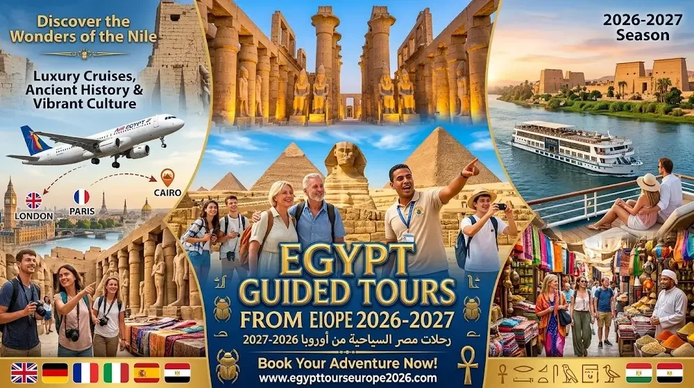 Egypt Guided Tours from Europe 2026-2027