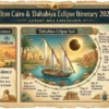 Hilton Cairo & Dahabiya Eclipse Itinerary 2026-2027