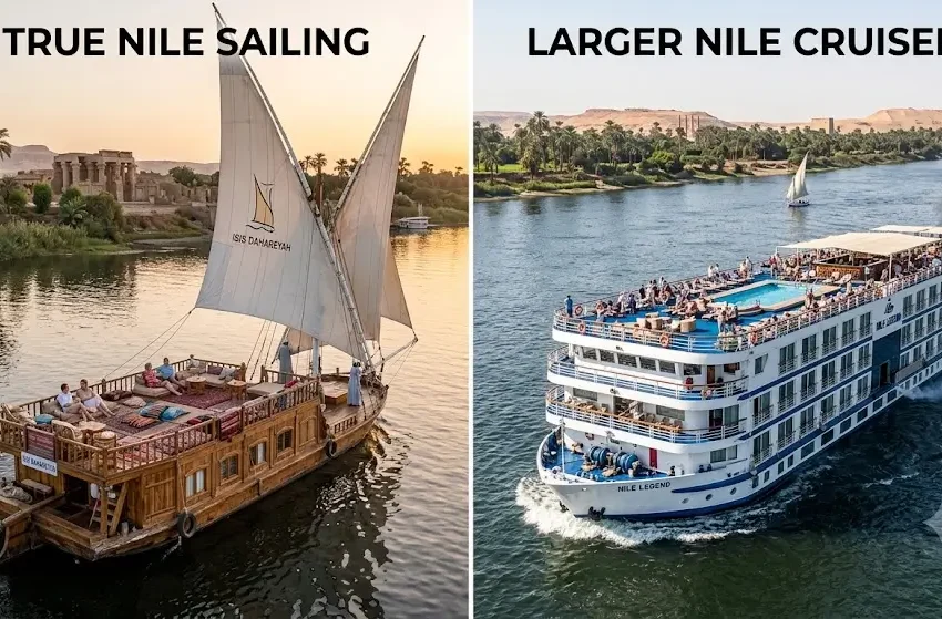 What Is the Real Difference Between True Nile Sailing and Larger Boats