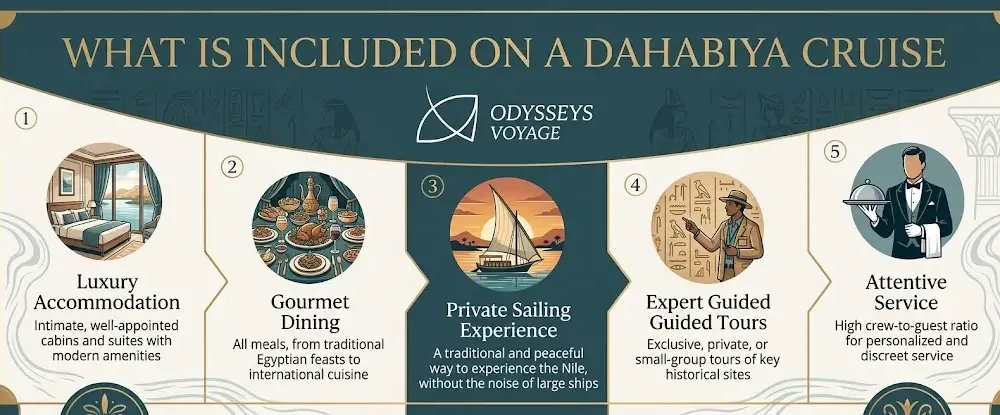 What Is Included on a Dahabiya Cruise? Complete Luxury Nile Guide
