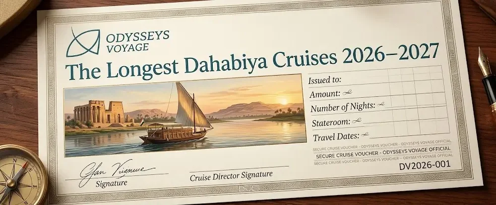 the Longest Dahabiya Cruises 2026–2027