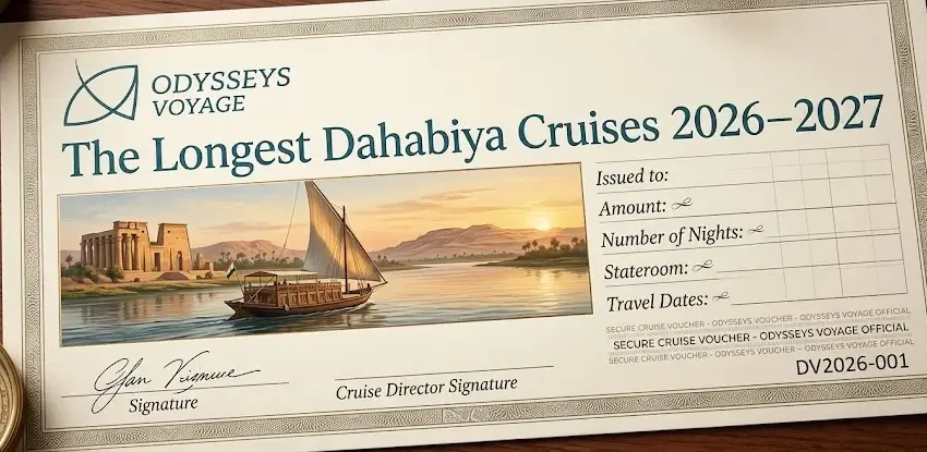 the Longest Dahabiya Cruises 2026–2027