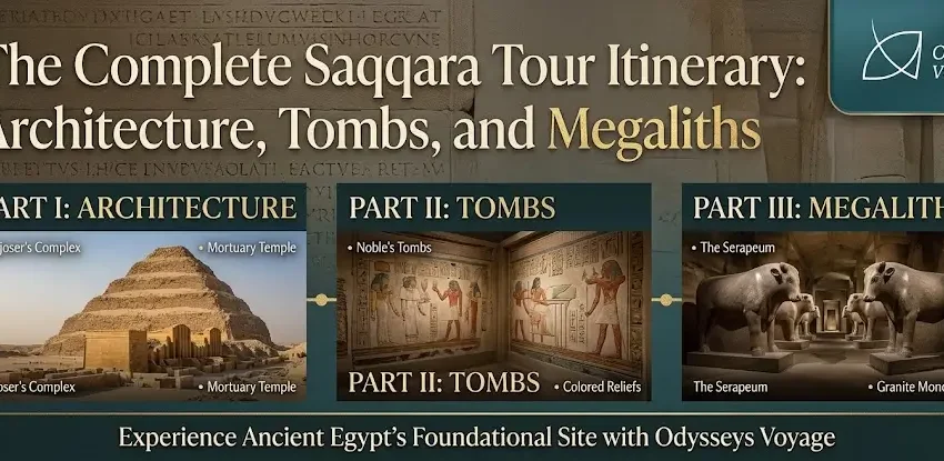 The Complete Saqqara Tour Itinerary: Architecture, Tombs, and Megaliths