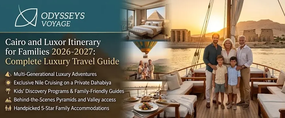 Cairo and Luxor Itinerary for Families 2026-2027: Complete Luxury Travel Guide