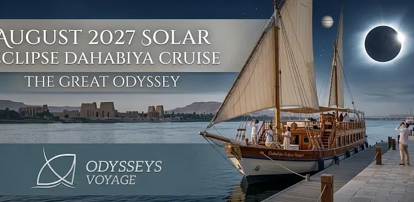 august 2027 solar eclipse dahabiya cruise port