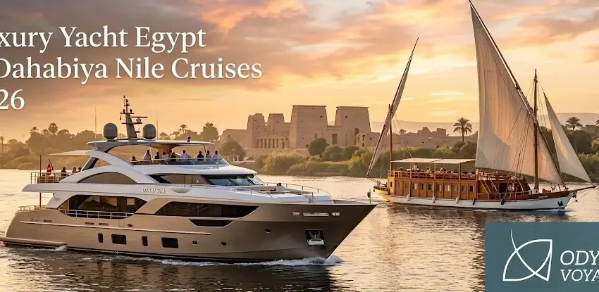 Luxury Yacht Egypt & Dahabiya Nile Cruises 2026