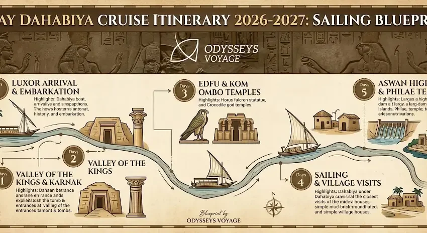5 Day Dahabiya Cruise Itinerary 2026- 2027: Sailing Blueprint