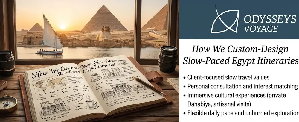 How We Custom-Design Slow-Paced Egypt Itineraries