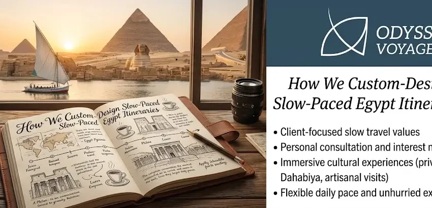 How We Custom-Design Slow-Paced Egypt Itineraries