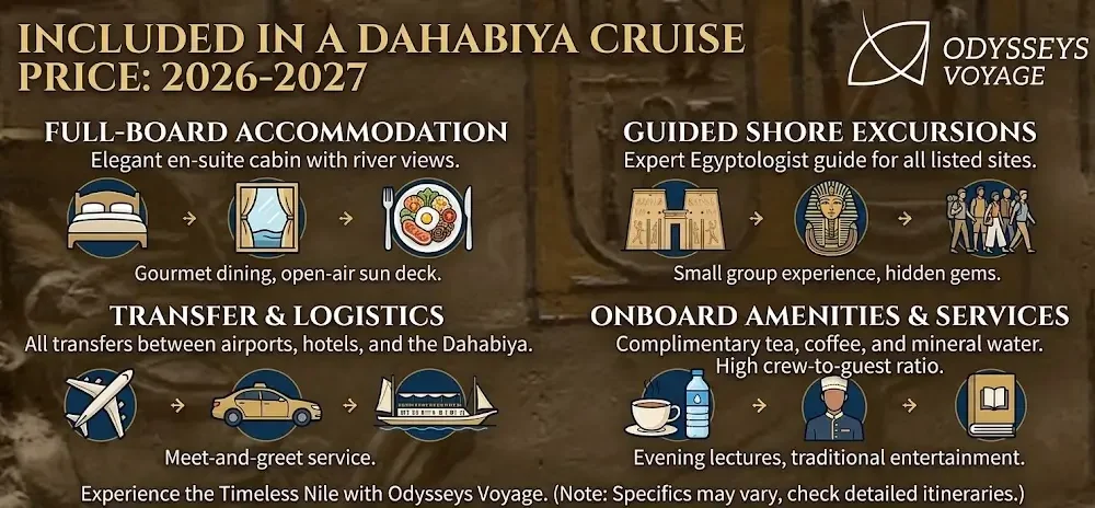 What is Included in a Dahabiya Cruise Price 2026-2027?