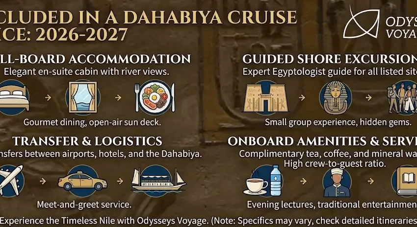 What is Included in a Dahabiya Cruise Price 2026-2027?