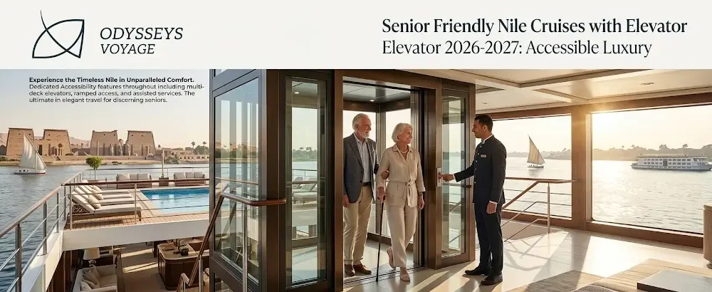 Senior Friendly Nile Cruises with Elevator 2026-2027: Accessible Luxury